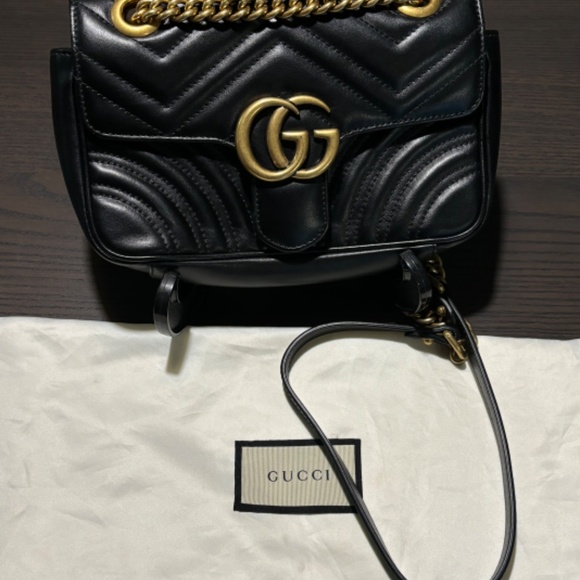 GG MARMONT SMALL SHOULDER BAG - Picture 2 of 8